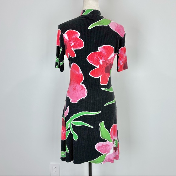 Desigual floral ribbed knit dress - Picture 6 of 9